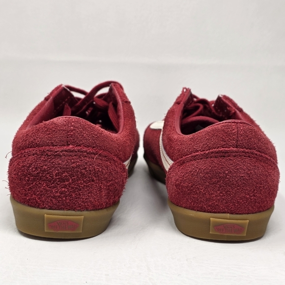 Vans Old Skool Lowpro Suede Shoes Red White VN000D0ECI1 Men\'s Size 11.5 New main image 7